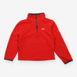 Fleece Half Zip Red