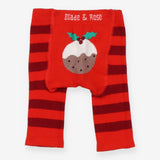 Christmas pudding Knit Leggings
