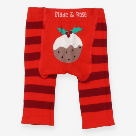 Christmas pudding Knit Leggings