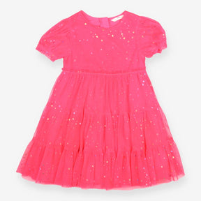 Pink Party Dress with Stars