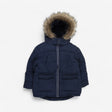 Navy Padded parka coat 