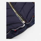 Navy Coat with Fur Hood & Collar