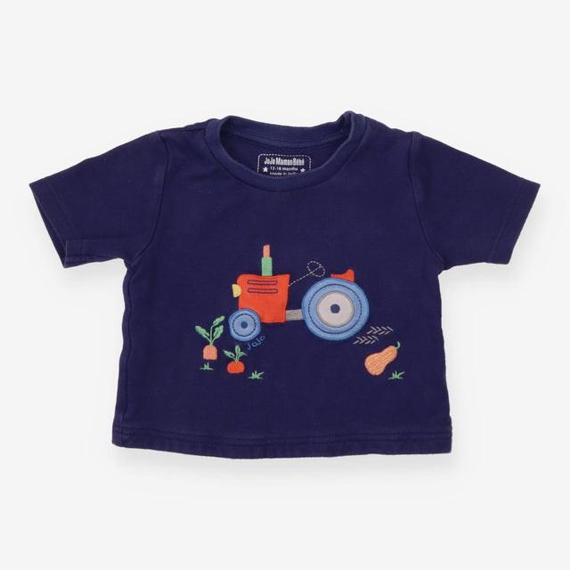 Navy Harvest Crops T-shirt