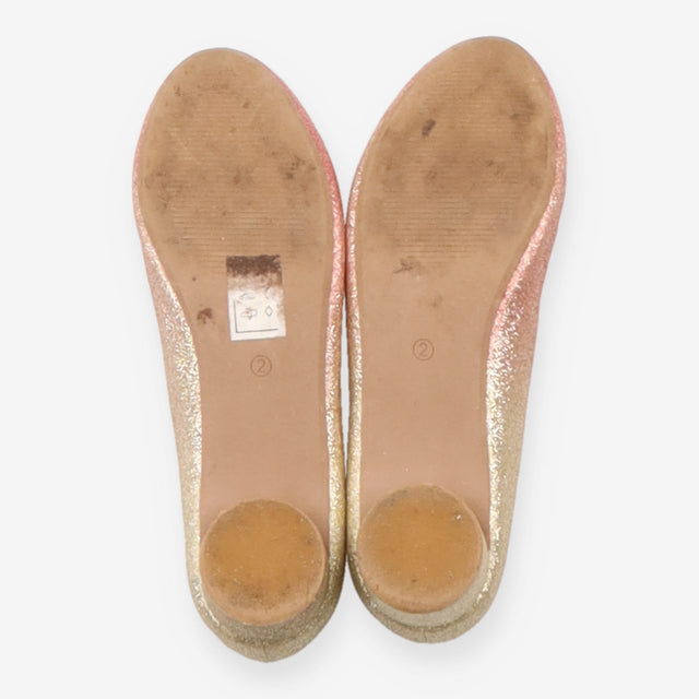 Heels Shoes Glitter Ombre Gold and Rose Gold
