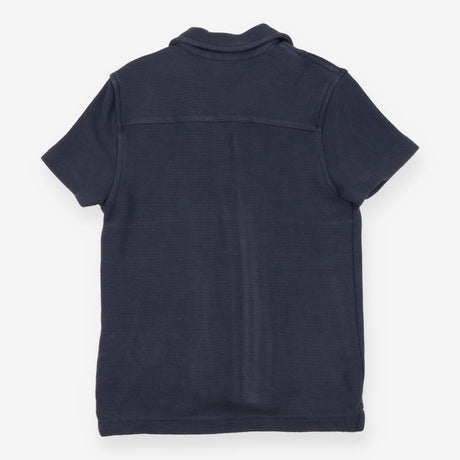 Charcoal Ribbed Button Shirt