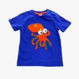 Octopus Applique Short Sleeved Tee