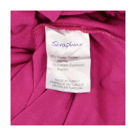 Pink knot front maternity and nursing dress