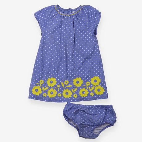 Blue Sunflowers Dress and Bloomers