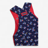 Dress Pinafore Navy Pretty Birds
