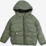 Puffer reversible green khaki