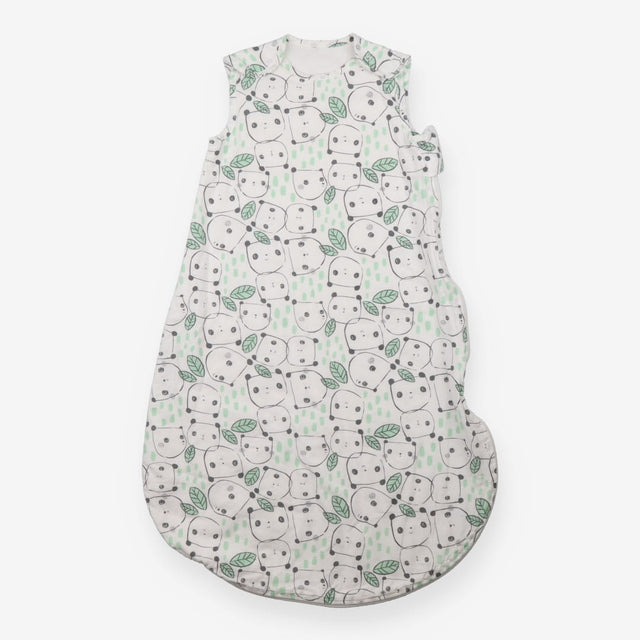 White Panda Faces Sleeping Bag 1.0 Tog
