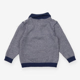 Sweater blue white stripe Peter Rabbit blue collar