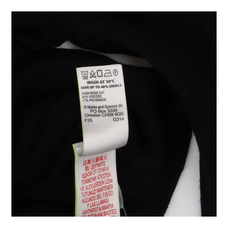Cardigan black knit with silver buttons