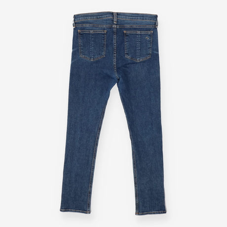 Skinny Jeans Light Blue Wash - Distressed Detail