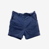 Navy Turn Up Shorts