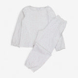 Pyjamas Top & Bottoms White with Hearts