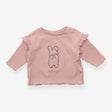 Pink Ribbed Bunny Long Sleeve