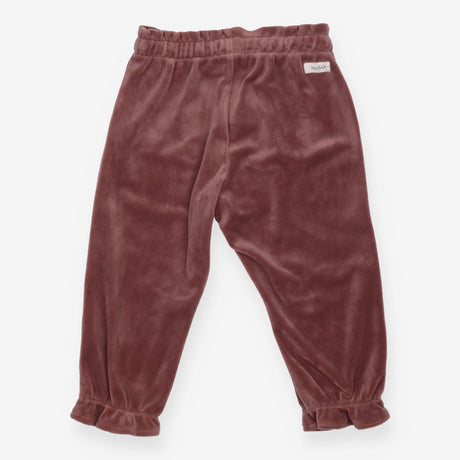 Plum Velour Joggers