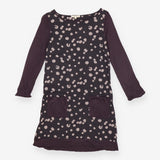 White Stuff Grey Polka Dot Hybrid Knit & Jersey Lo