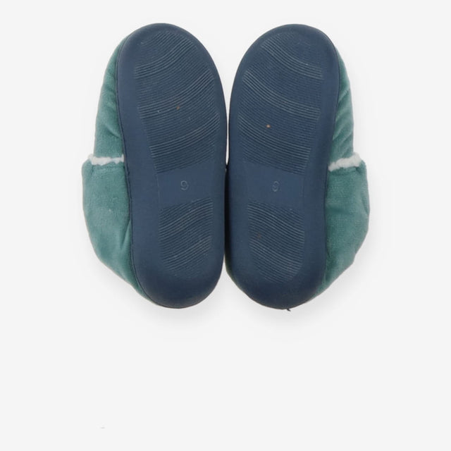 Slippers Green Dinosaurs