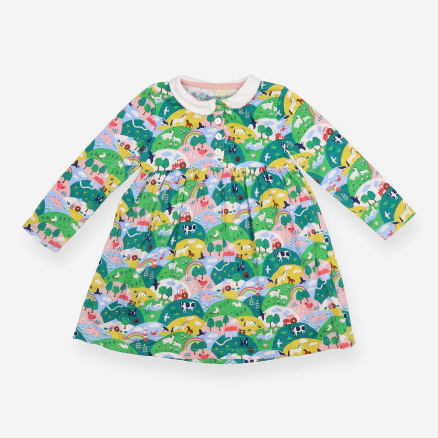 Collared Farmyard Dress