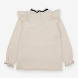 Cream Long Sleeve with Lace Detail