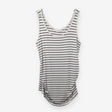Navy Stripe Maternity Vest Top