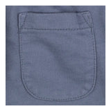 Blue jersey shorts blue tie