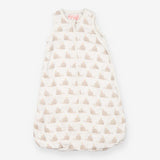 Sleeping bag white with whale print 1Tog