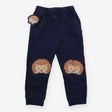 Navy Hedgehog Joggers with Pocket Pal