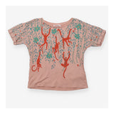T-Shirt Pink Jungle Monkeys