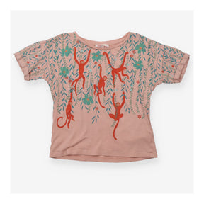 T-Shirt Pink Jungle Monkeys