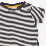 T-shirt Short Sleeve Stripe Grey Slate