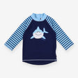 Rash vest blue shark