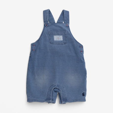 Short dungarees blue denim style