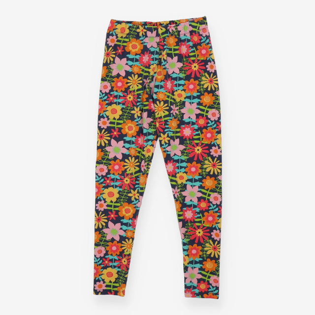 Frugi Leona Organic Leggings Dahlia Fields Print