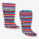 Multi Coloured Stripe Welly Liners