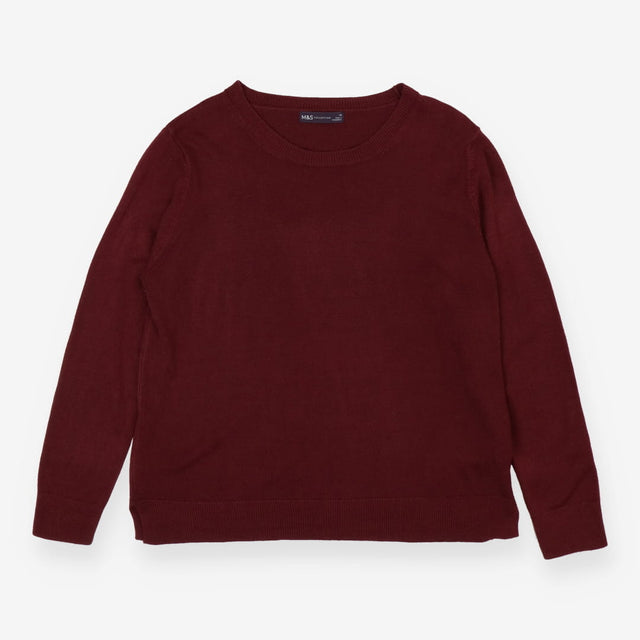 Lightweight Knit Sweater - Berry