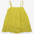 Strappy Tunic Yellow with Stitched Flowers