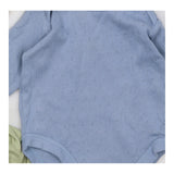 Pointelle Bodysuit Pink, Blue, Green and Cream 4-P