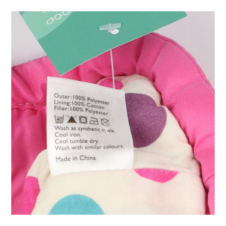 Baby Gilet Pink with Spotty Lining