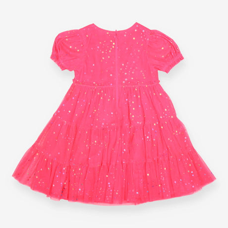 Pink Party Dress with Stars