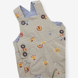 Dungarees Cream safari animals