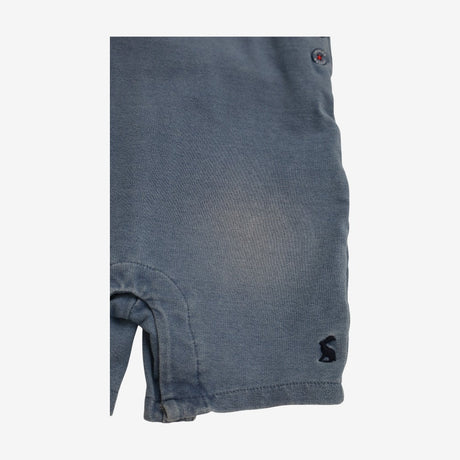Short dungarees blue denim style