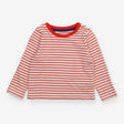 T-shirt long sleeve red stripe