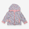 Hoodie Reversible Pink Rabbit Flowers