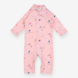 Sunsuit pink underwater