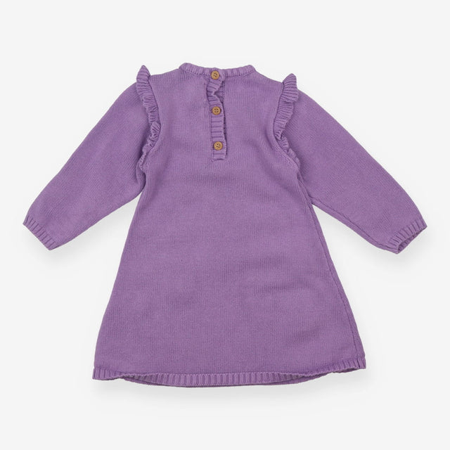 Dress knit lilac fairies butterflies flowers