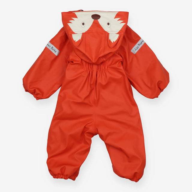 Rust Fox Fleece-lined Waterproof Puddle Suit