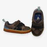 Shoes velcro brown dark blue